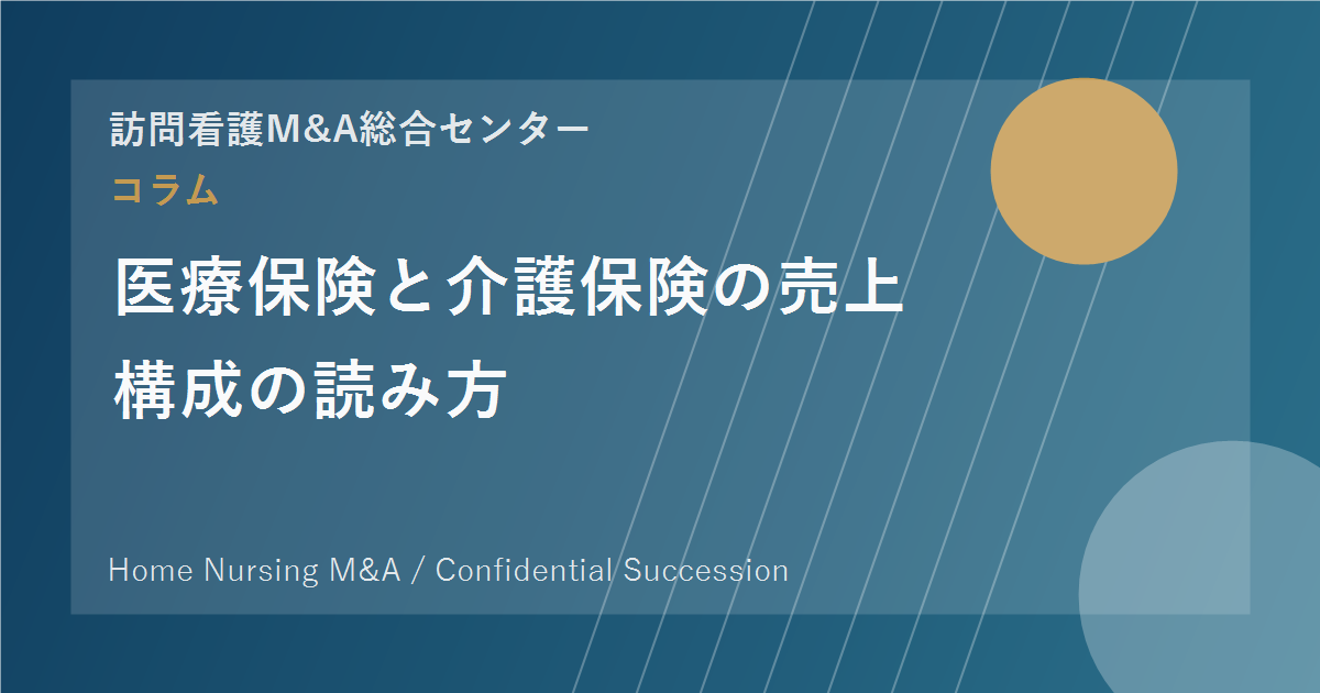 医療保険と介護保険の売上構成の読み方 のアイキャッチ画像